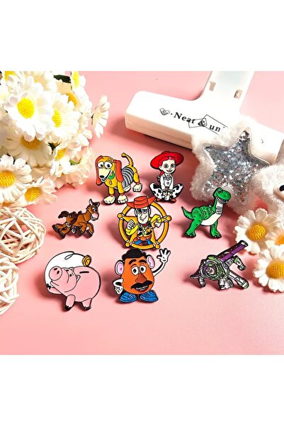 Choice 8 قطع من دبابيس ستيتش المينا اللطيفة، بروشات على شكل وحوش كرتونية، منا...