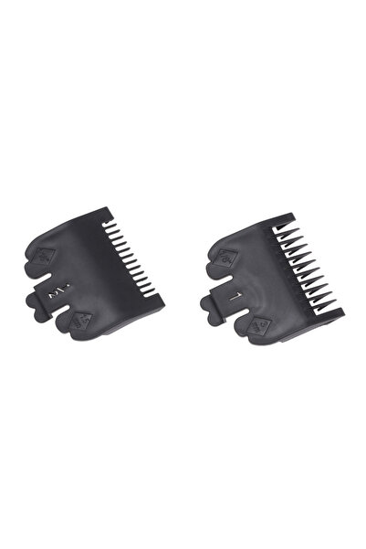 Choice black 2PCS Cutting Guide Comb hair clipper Hairdressing Tool 1.5mm 3mm...