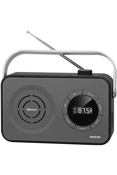Sencor Radio FM portabil Bluetooth SRD 3200B Sencor, 1.2 W RMS, microSD, gri