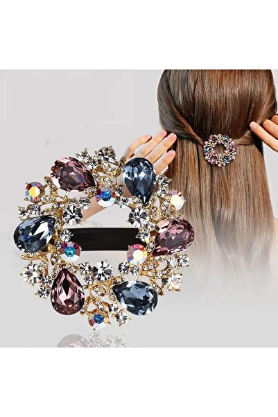 Choice1 طوق رأس جديد باللون الأزرق مرصع بالكريستال، مصنوع من سبيكة معدنية مرص...