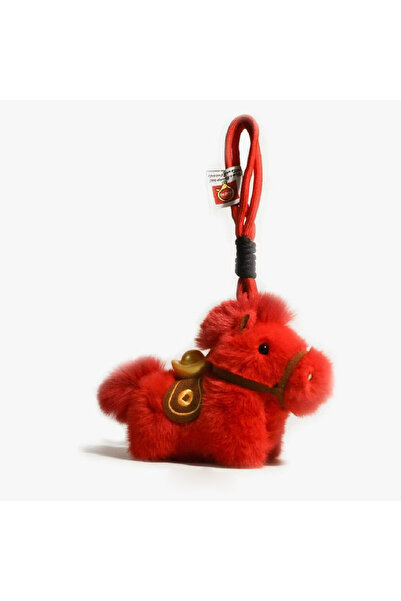Choice one size Red Ideal New Year Gift Cute Horse Keychain for 2026 New Year...