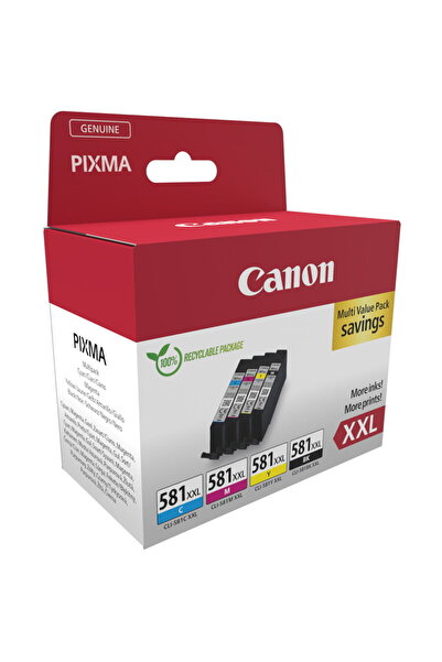 Canon Pachet multiplu de cerneală CLI-581XXL (blister cu bandă de siguranță)