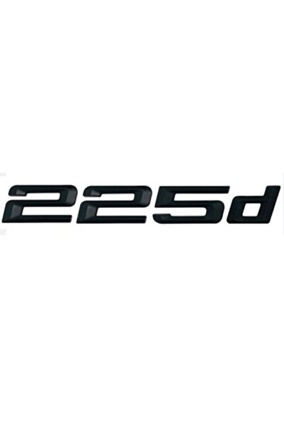 BMW Emblemă portbagaj spate 225d, neagră