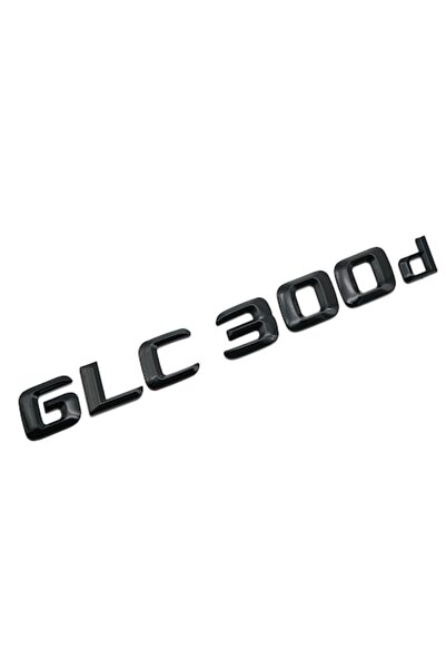 MERCEDES Emblemă neagră pentru portbagajul spate al GLC 300d