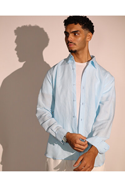 Cérna linen Men's linen shirt, lightweight and comfortable, with a stylish de...