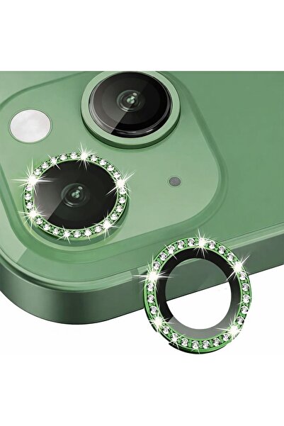 Coverzone Shiny Stone Green Special Design Camera Lens Protector Compatible w...