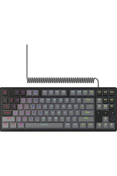 LORGAR Azar Wired RGB Negru-Gri