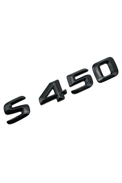 MERCEDES Emblemă S 450 neagră pentru portbagaj