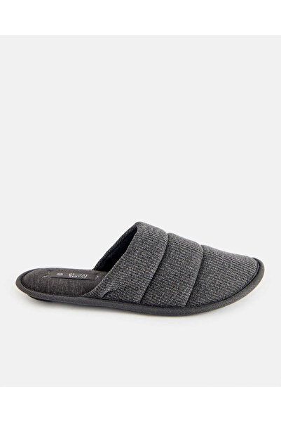REDTAG Men Grey Cut & Sewn Slippers