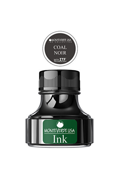 MONTEVERDE USA Flacon de cerneală Monteverde 90 ml Coal-Noir, MonteVerde USA,...