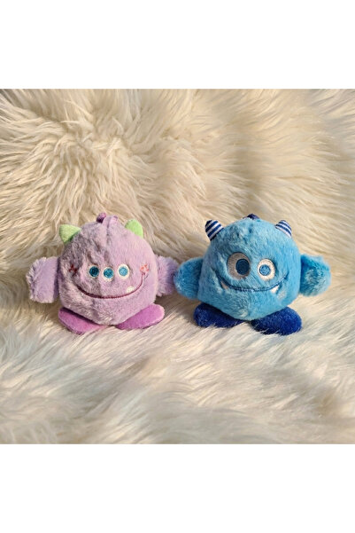 hesperides 2-Pack Colorful Monster Friendship Keychain