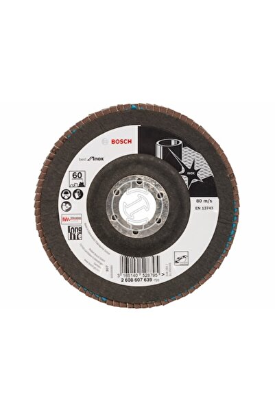 Bosch X581 Flap Disc Ø 125 mm, Ø 22.23 mm, P60 for Grinding