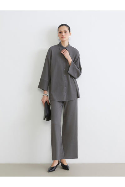 LC Waikiki بنطلون نسائي منقوش بخصر مطاطي