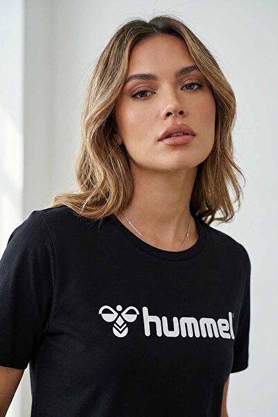 hummel Жіноча чорна бавовняна футболка