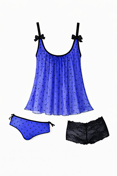 GOB Büyük Beden Σετ GoB Signature Tulle Babydoll 3 τεμαχίων – Μεγάλο Μέγεθος,...
