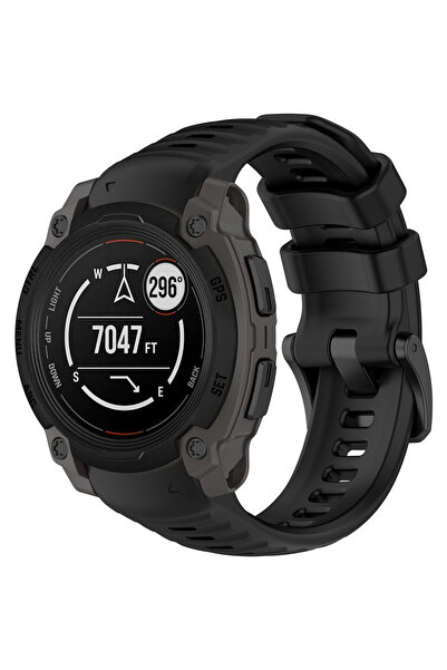 Techsuit Curea pentru Garmin Instinct E 45mm - Watchband 22mm (W076) - Black