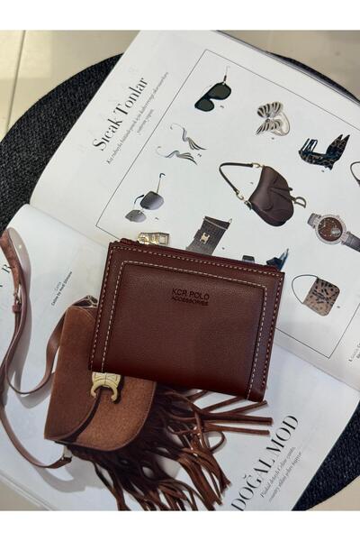 balbagss Women's Burgundy Trendy Wallet with Coin Compartment