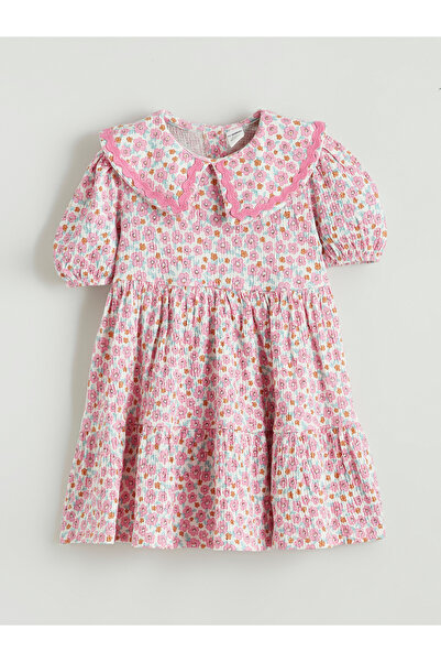 LC Waikiki فساتين مزهرة للبنات.