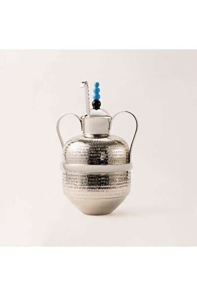 Generic La Mesa Silver Metal Food Server With Stand