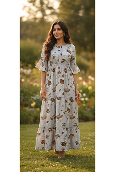 bbs fashion Women's half sleeve dress