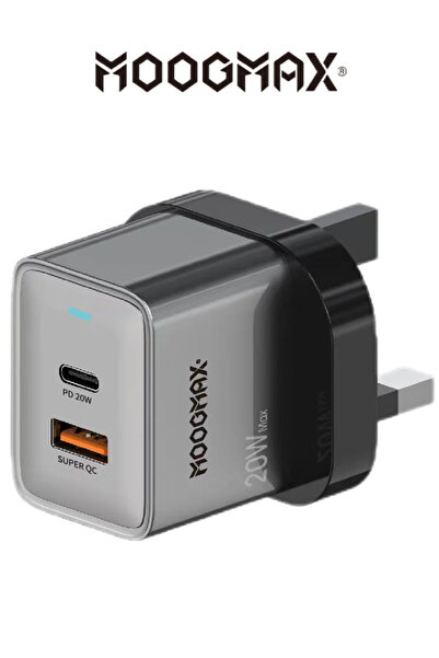 MOOGMAX 20W wall charger. Fast charger with overvoltage protection. Dual char...
