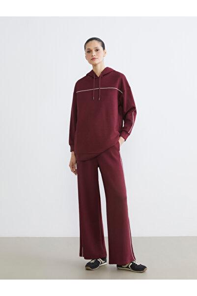 LC Waikiki بنطال رياضي نسائي ناعم الملمس بحزام خصر مطاطي