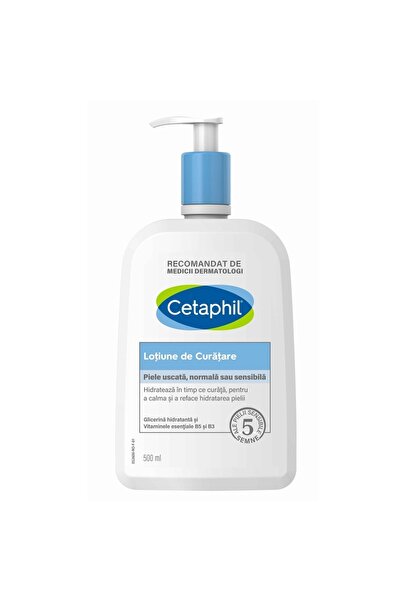 Cetaphil Καθαριστική Λοσιόν για Ευαίσθητο και Ξηρό Δέρμα, 500 ml, Καθαριστική...