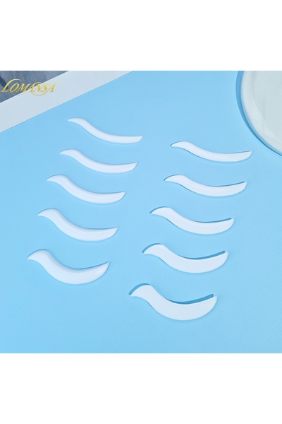 Choice White Lomansa Super Sticky Silicone Eyelash Perm Pad Sticky Lash Rod S...