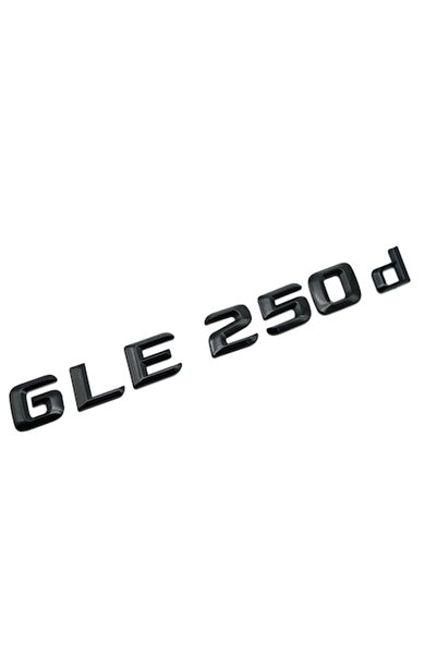 MERCEDES Emblemă GLE 250d pentru portbagaj, neagră