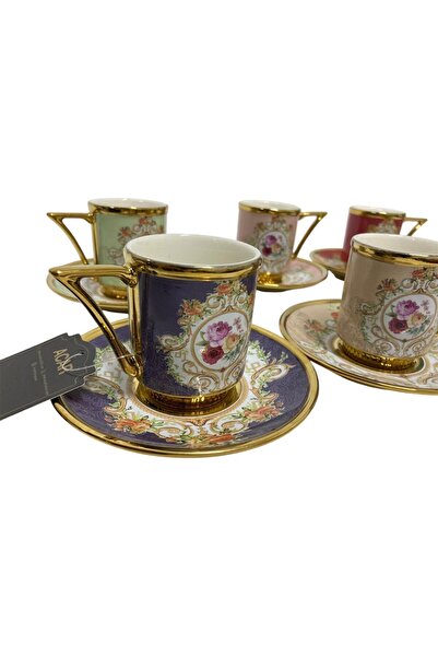 ACAR Shp-08262 Castiel Mixed Set of 6 Coffee Cups