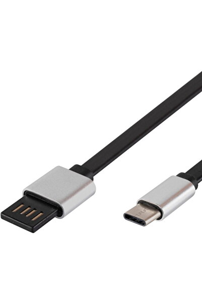 Somogyi USB-C charging cable, flat, 2m