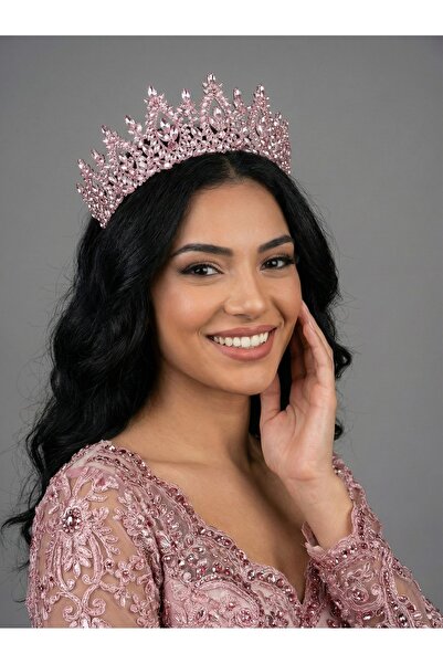 Magic Tiara Işıltılı Gelin Tacı – Kristal Taşlı Prenses Model