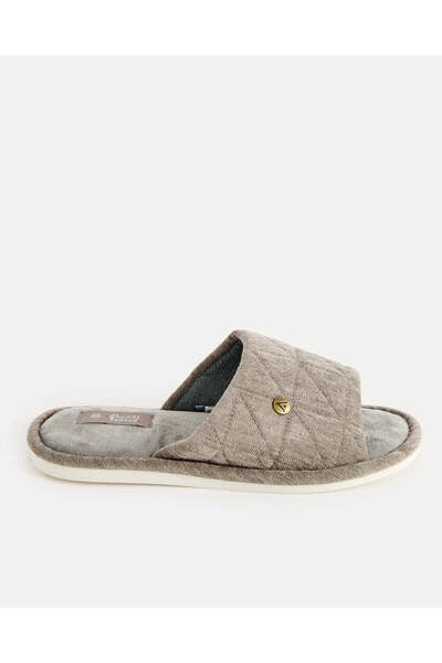 REDTAG Men Beige Padded Slippers