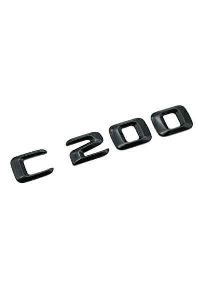 MERCEDES Emblemă neagră C 200 pentru portbagaj
