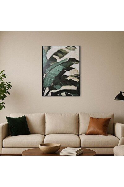 Generic Homez Wall Art Framed Banana Leaves Canvas 90*120cm