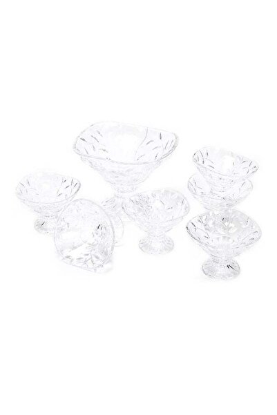 Generic RCR 7-Piece Laurus Fruit Bowl Clear 36cm