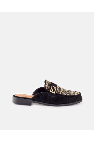 REDTAG Women Black Buckle Trim Loafer