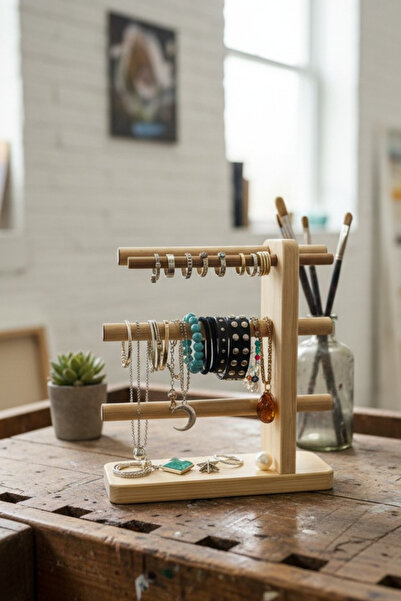 Myend Νέας Γενιάς Ξύλινος Οργανωτής Κοσμημάτων, Μοντέρνος Οργανωτής Κοσμημάτω...