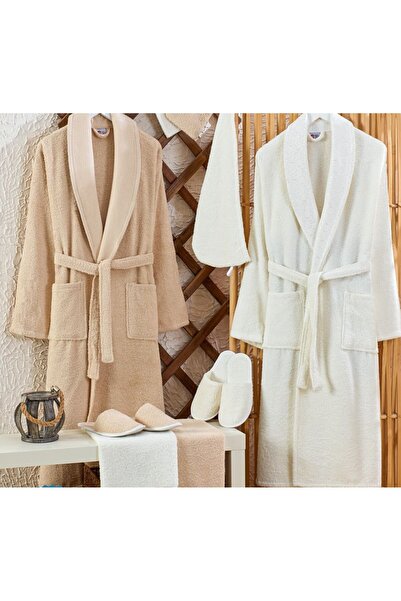 alzawia Turkish bathrobe set, 11 pieces 🇹🇷 with a modern design and decorat...