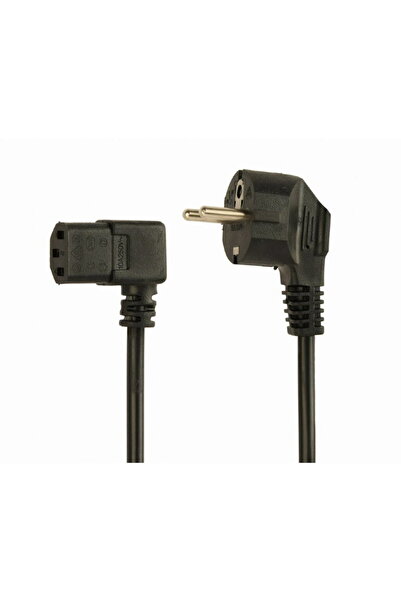 Gembird Power cord 1.5m, Shucko input, C13 output, 10A, 90 degrees, VDE certi...