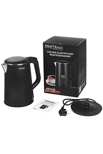 Kraft Electric kettle with temperature control, LED display, 1.6 liter capaci...