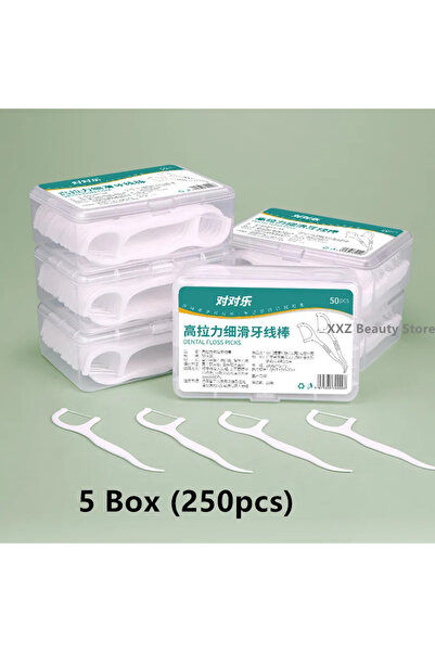 Choice 5 Box Portable Disposable 1/2/5/10 Box Dental Floss Plastic Toothpick ...