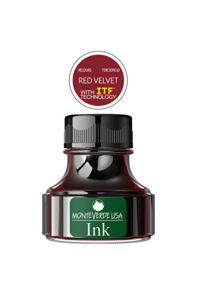 MONTEVERDE USA Flacon de cerneală Monteverde 90 ml Red Velvet, MonteVerde USA...