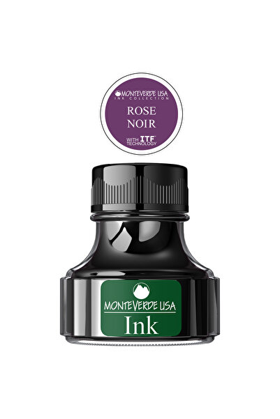 MONTEVERDE USA Flacon de cerneală Monteverde 90 ml Rose-Noir, MonteVerde USA,...