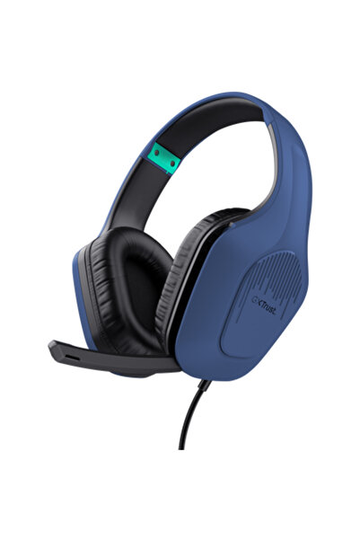 Trust TR-24991, Cu fir, 3.5 mm jack, Albastru