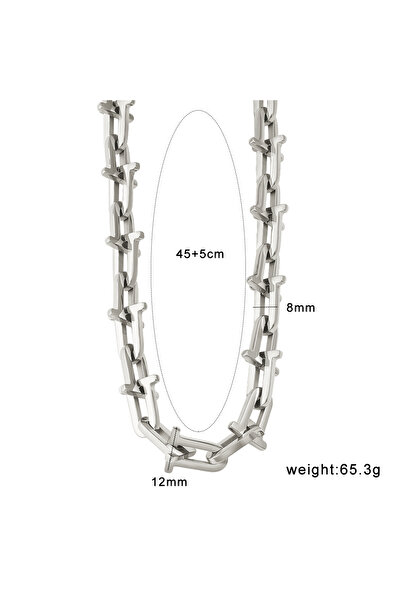 Choice CK1351-Steel-Neck Stainless Steel High Quality Necklace Bracelet For W...