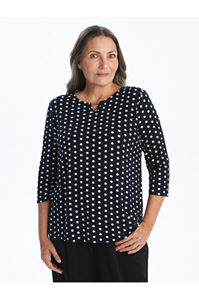 LC Waikiki طاقم الرقبة منقوشة بلوزة