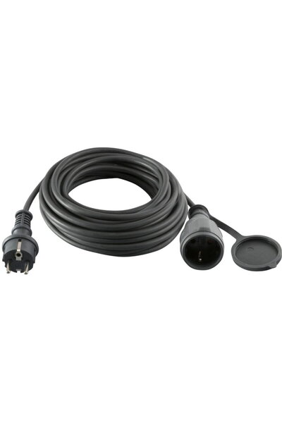 Somogyi Cablu prelungitor din cauciuc, H07RN-F, negru, 25m