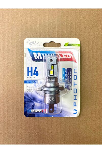 GREY PHTN H4 Led Compact Serisi 12-24V 16.000 Lumens ( Uzun ve Kısa Tek Bir L...