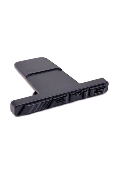 MERCEDES Emblemă AMG pentru grila față, model Panamerican, neagră